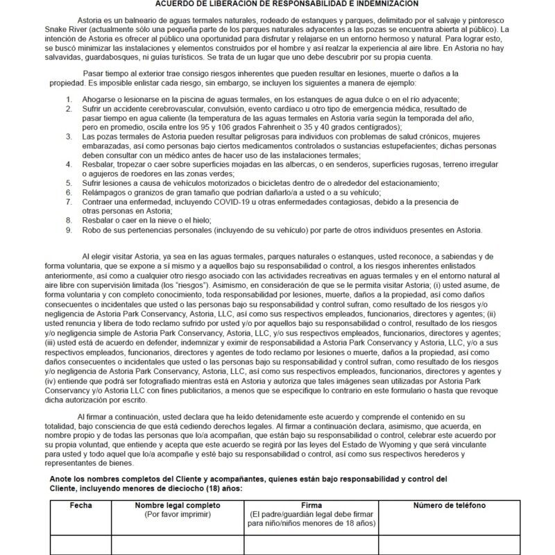 Exención de aguas termalesh